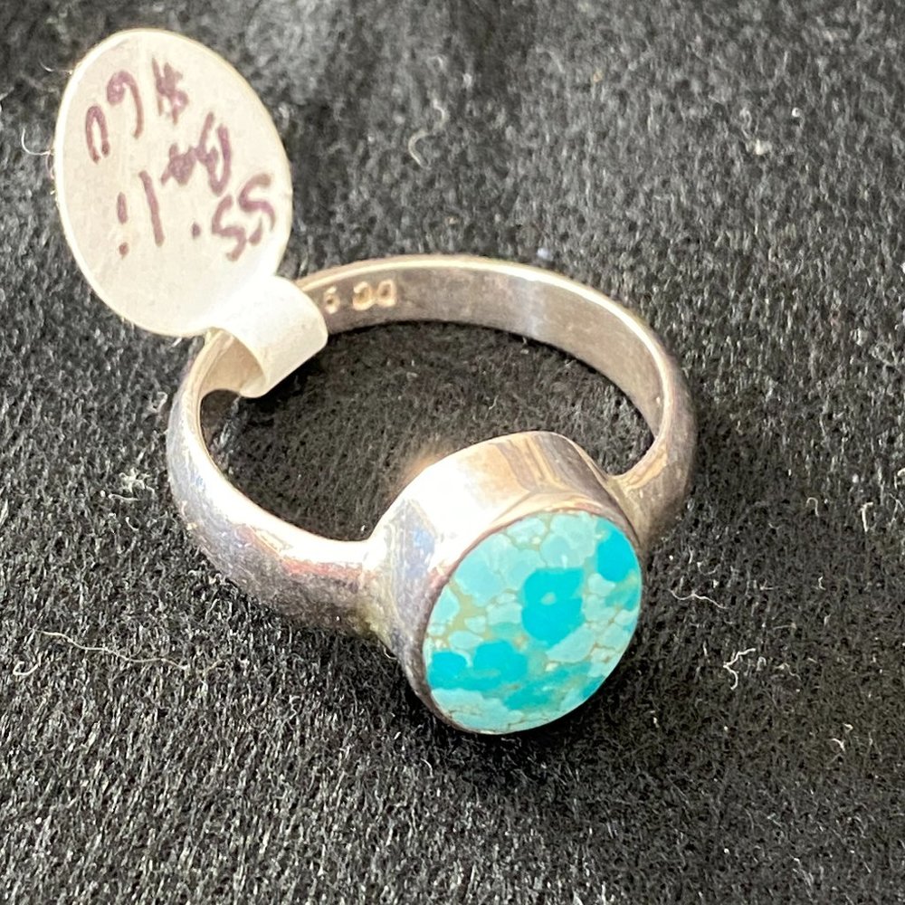 Silver and Turquoise Ring